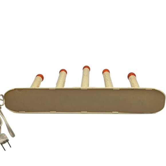 Vtg 5-Light Electric Indoor Plastic Candolier Candelabra Halloween Christmas - Picture 8 of 16